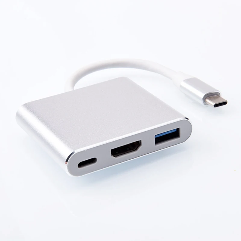 

4k Type C к HDMI-совместимый адаптер USB 3,0 кабель-конвертер для ПК ноутбука Samsung S21 LG V30 Huawei P50 к телевизору HDTV проектор