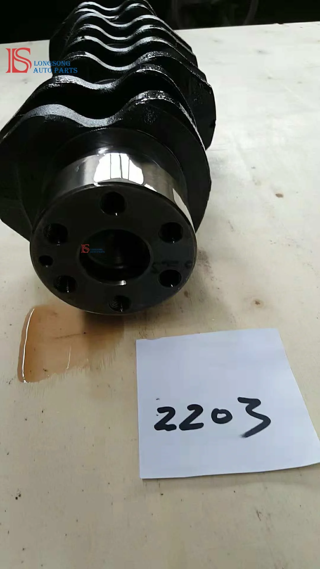 공장 고성능 V2203 크랭크샤프트 베어링 직경 52mm / 60mm 쿠보타용