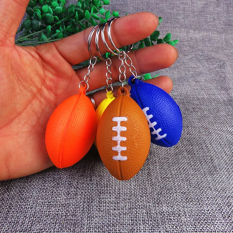 Description Picture 3 of itemRugby Keychain Player's Gift Car Keychain Rugby Fan Keychain 4 Colours Sports Accessories|/1pcs Rugby Accessories