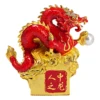 Feng Shui Dragon Among All Men Amulet Statue Wealth and Successful Career Powerful Energy Figurine 5