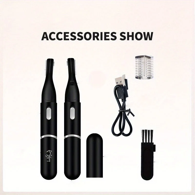 Electric Eyebrow Trimmer for Women Hair Shaver Facial Hair Remover Comb Suitable for Leg Arms Etc eyebrow trimmer set eyebrow trimmer hair shaver facial hair remover hair remover eyebrow trimmer blade face shaver