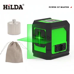 HILDA Green Laser Level with Magnetic Wall Support and Portable Design (SET 5)