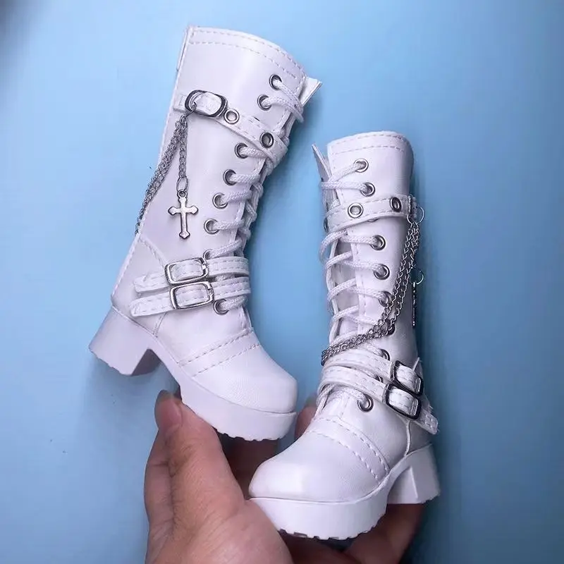 45CMBJD Doll Snow Boots Work Dress Boots Long Boots 1/4BJD Boots Sports Shoes Leather Handmade Doll Accessories Doll