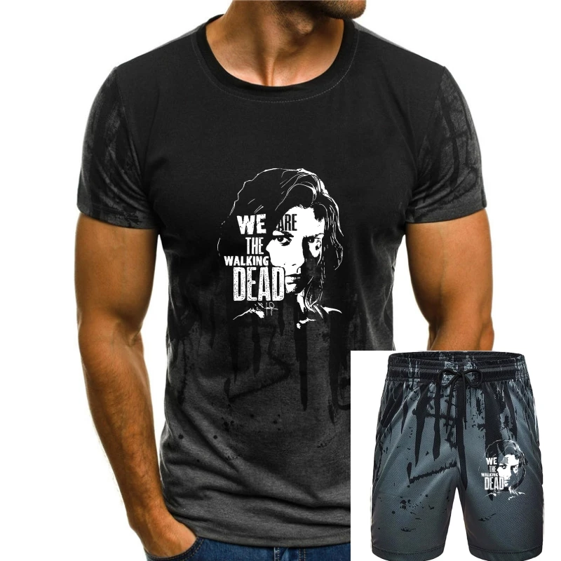

Мы Ходячие мертвецы Мэгги, Мужская футболка Tee2018, новинка, летние мужские крутые футболки из 100% хлопка с коротким рукавом