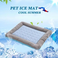 Cooling Pad Bed for Dogs Cats Puppy Kitten Cool Mat Pet Blanket Ice Silk Material Soft for Summer Sleeping Pink Blue Breathable 1