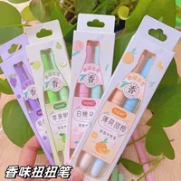 Lopet High Value 2pcs Gel Pens,low center of gravity Rotate Core Black Ink 0.5 Brush Canetas Quick Dry ST Neutral ручка papeleri 1