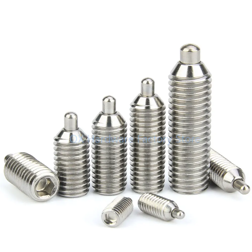 스테인리스 스틸 육각 소켓 볼 포인트 스프링 플런저 세트 나사, QX518