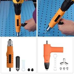 Rivet Guns Head Attachment Rivet Drill Attachment for Drill Riveter Electric Rivet Nut Guns Riveting Conversion Adapter