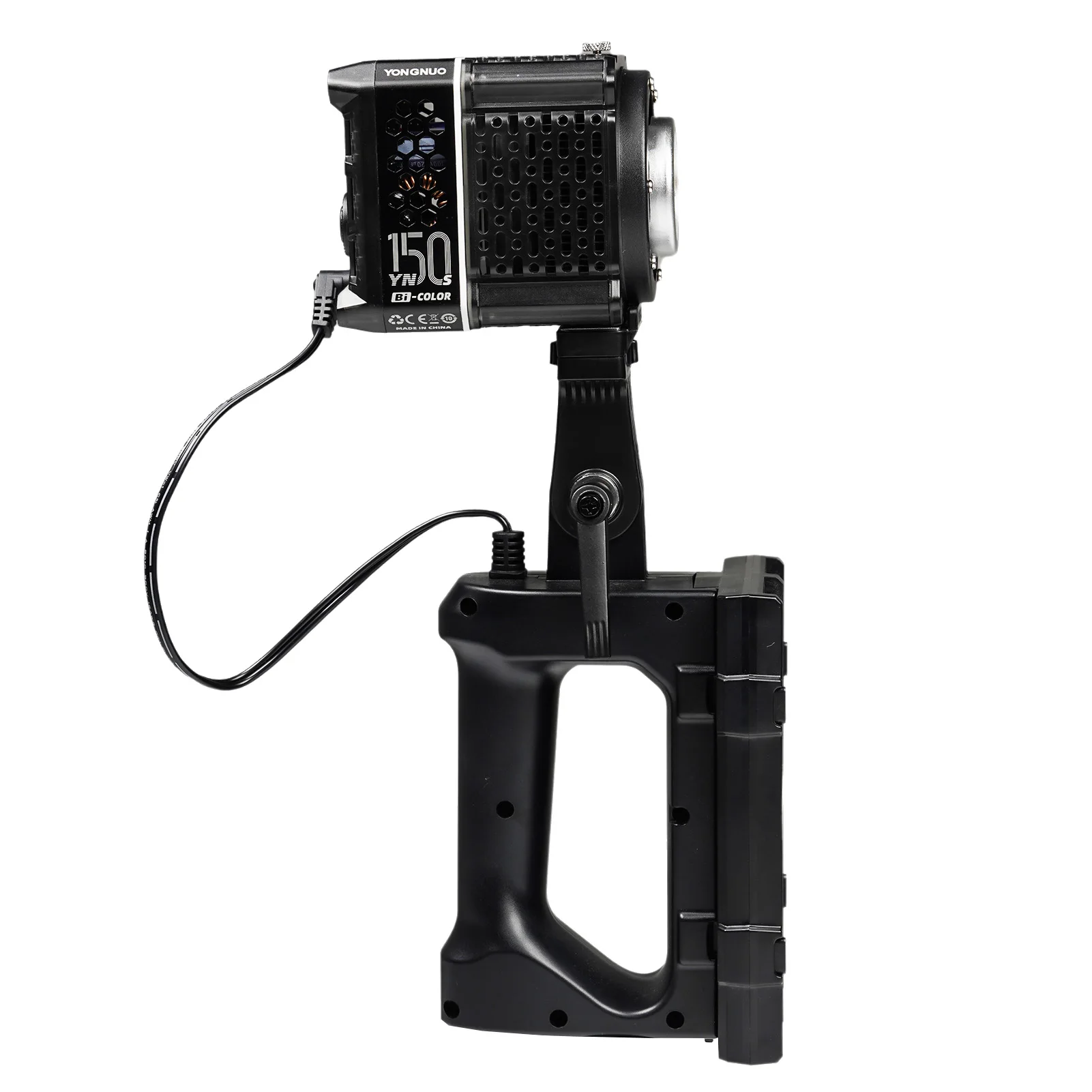 YONGNUO 4-slot NP-F Battery Handle Battery Bracket for YNLUX100/ YNLUX100 Pro/YNLUX200/YN150/YN150S/YN150Li LED Video Light