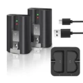 2 batteries charger