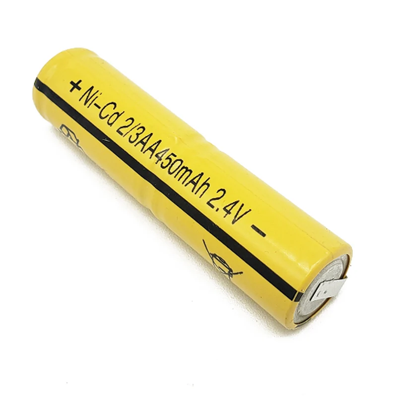 2Pcs-2.4V 2/3AA 450mAh for Flyco HS9216308 Electric Shaver Razor Hair Clipper NI