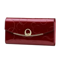 Genuine Leather Wallets	for Women Luxury Designer Purses RFID Card Holder Women's Long Handbag High Quality Ladies Gift - Image 2