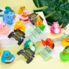 24/48 Set Rubber Duck With Card Duck  Tags, Ducked Card Yellow Rubber Ducks, Rubber Bands for Jeep Car Duck Attach to Duck 4