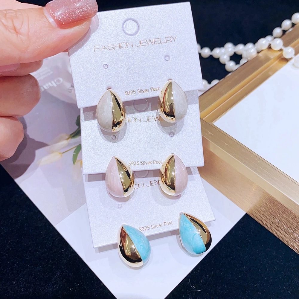 Orecchini Colorati Waterdrop Di Nuovo Arrivo Per Gioielli Da Festa Da Donna