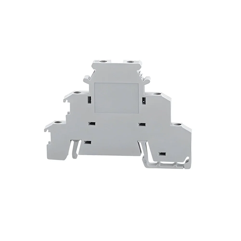 10Pcs DIKD-1.5 DIN Rail Terminal Block 3-Level Sensor Actuator Triple Wire Connector Three-Layer DIKD1.5 Conductor wire connectors