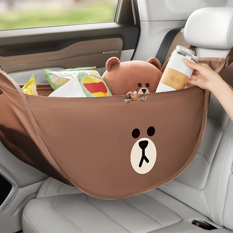 Portable Car Storage Bag Anime Cartoon High Capacity Hanging Organizer