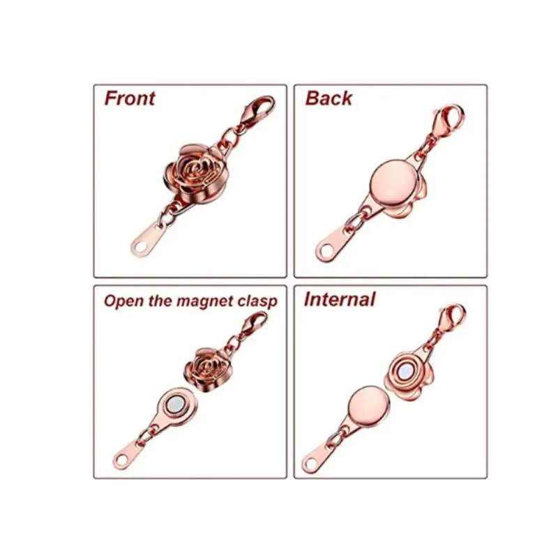 1 Pcs Bracelet Necklace Extender Fashion Lobster Buckle Magnetic