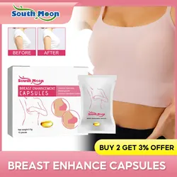Breast Enhance Capsule Firming Lift Hip Up Bust Plump Enlarge Chest Fuller Regulate Hormone Mild Nourish Breast Growth Capsules