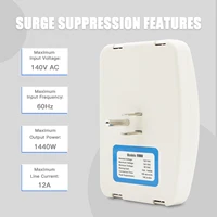 BSEED Power Surge Protector 120V Triple Wall ซ็อกเก็ตแรงดันไฟฟ้า Protector Home Refrige Brownout ปลั๊ก US มาตรฐาน 2/3 แพ็ค 6