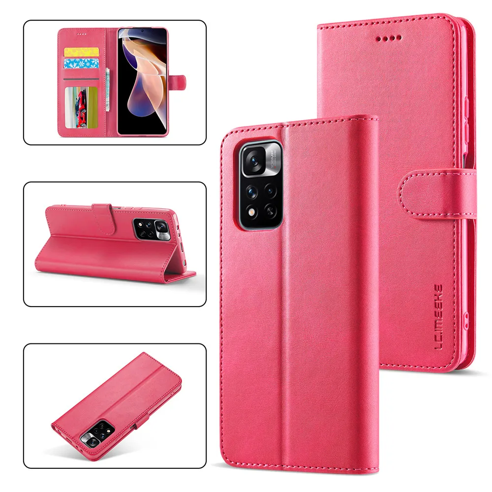 Θήκη για Redmi Note 11 Pro 5G Δερμάτινη θήκη με αναδιπλούμενο κάλυμμα για Redmi Note 4, 5, 7, 8, 9, 10, Pro 9S, 10S, 11S, Θήκη τηλεφώνου για Redmi 9T, 9A_voghion.com