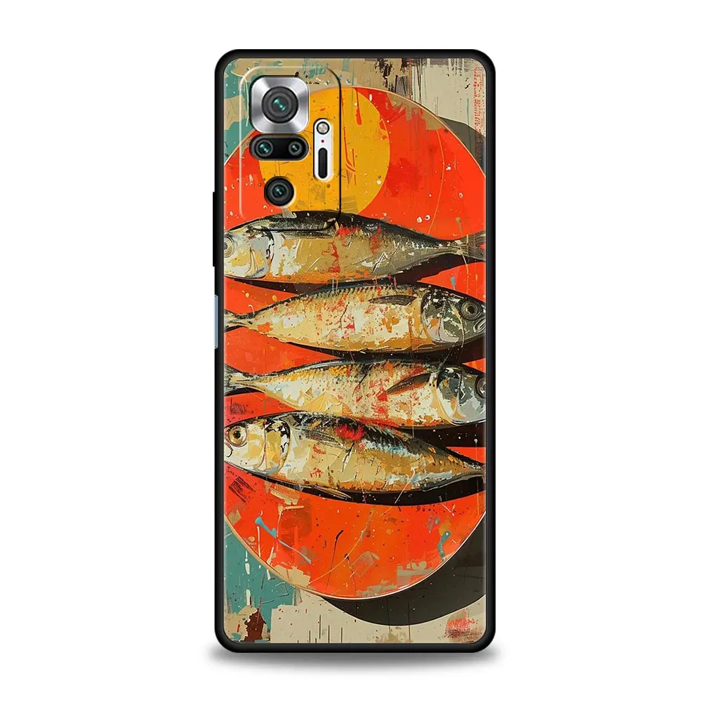 Sardines Canned Design Soft TPU Phone Case