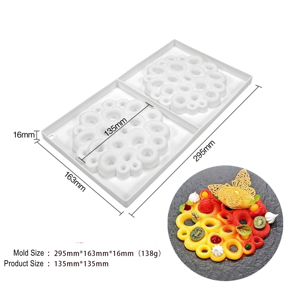 Silicone Molds Non-Stick Food Grade Silicone Molds for Chocolate, Candy,  Jelly, Ice Cube,Cupcake Baking Mould, Muffin Pan