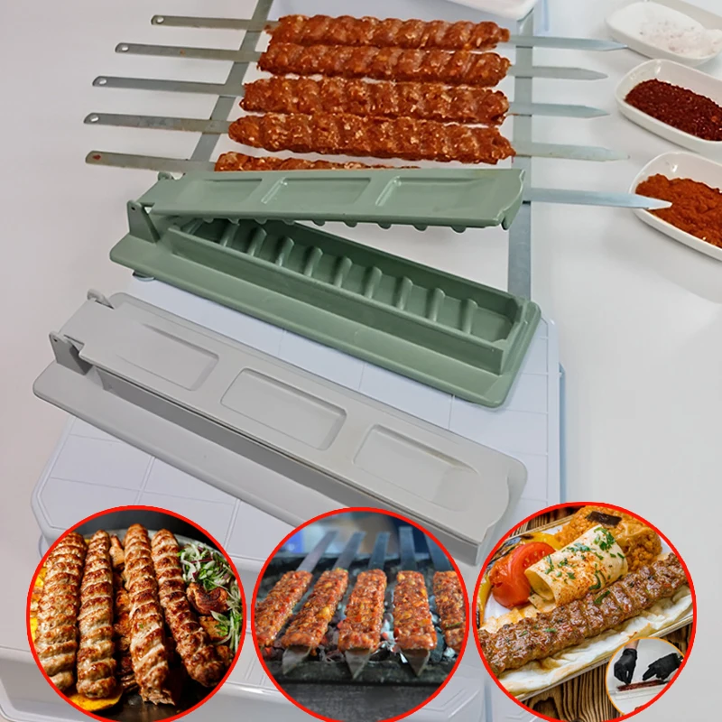 SkewersKebabMakerGrillBarbecueSkewerToolsOutdoorsBBQMeat