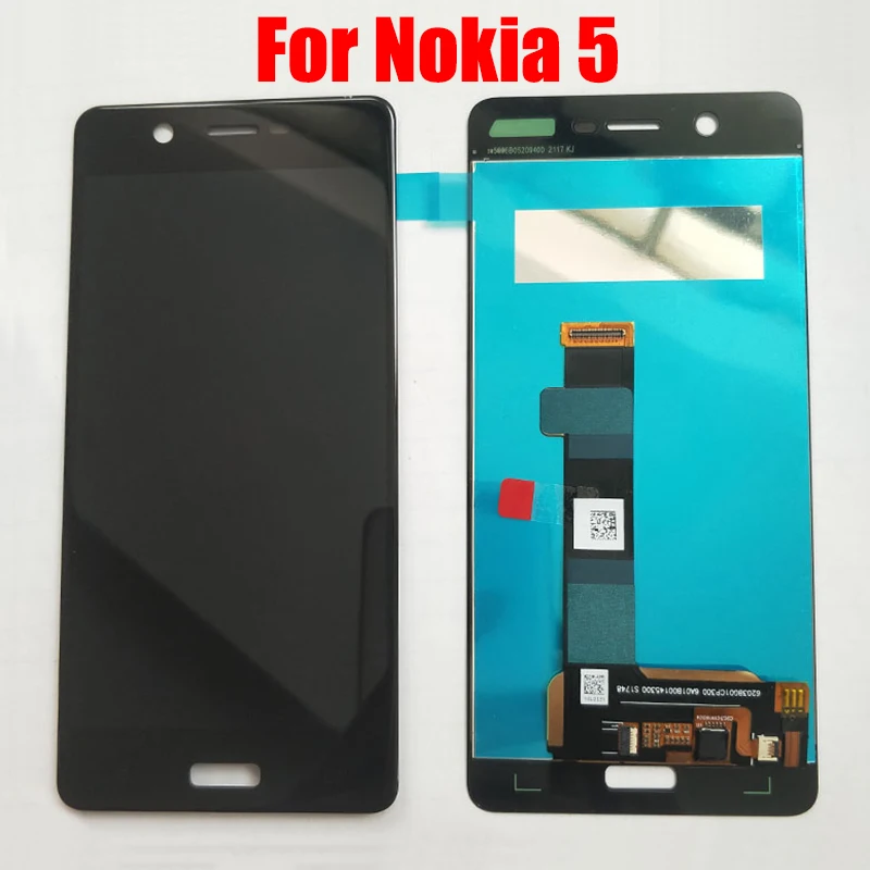 Per Nokia 5 N5 Ta-1008 Ta-1030 Ta-1053 Sensore Completo Touch Screen Digitalizzatore Vetro Display Lcd Pannello Modulo Monitor