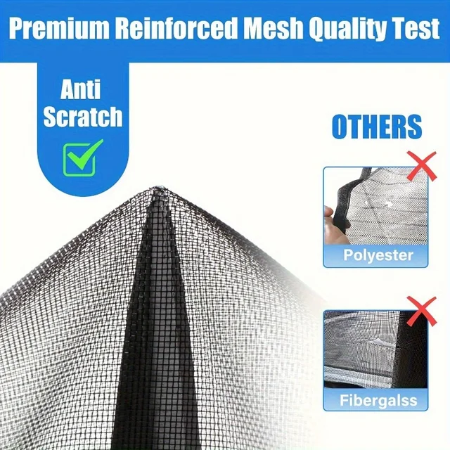 8 Sizes Summer Magnetic Screen Door Curtain  Anti Mosquito Net Fly Insect Screen Mesh Automatic Closing Door Kitchen Curtain 3