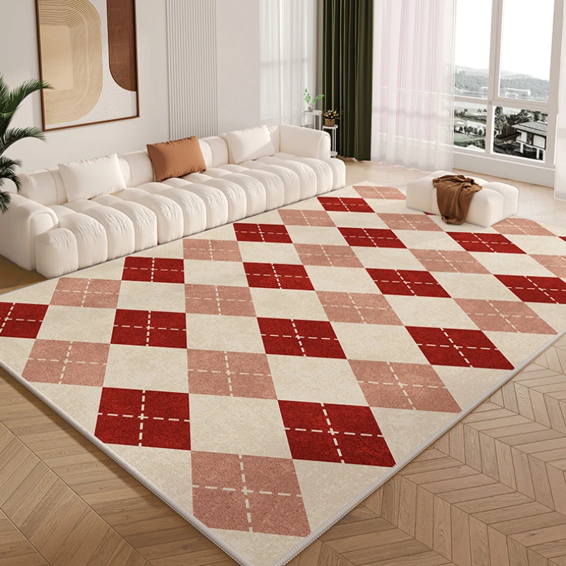Large Area Living Room Decoration Rug Modern Light Luxury Bedroom Carpet Soft Thick Plush Rugs Simplicity Study Lounge Carpets 4