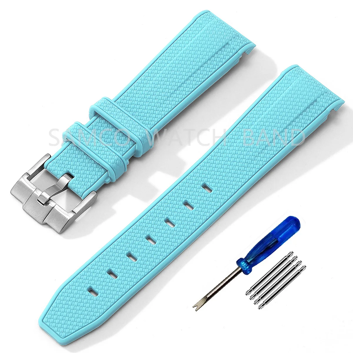 Premium Silicone Watch Strap - 20mm Rubber Replacement Band