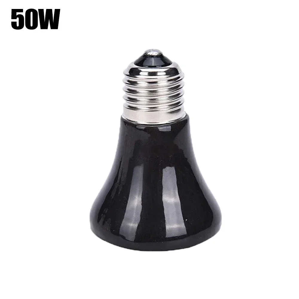 25-75W Pet Reptile Breed Ceramic Heat Emitter Heater Light Brooder Lamp Bulb for Turtle Snake Lizard Pet Chick Lamp