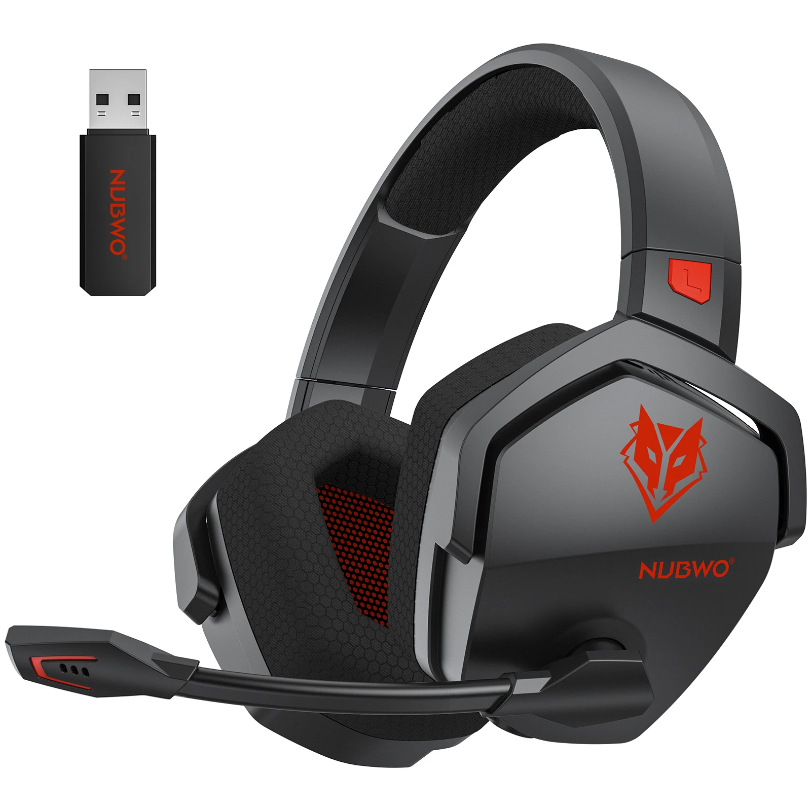 NUBWO G06 Gaming Headset for PS5, PS4, XBOX,PC, Mac, 2.4GHz