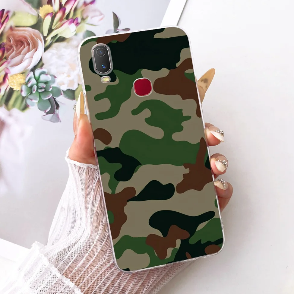Clear Cute Cat Floral Soft Back Cover - Luxury Painted Design