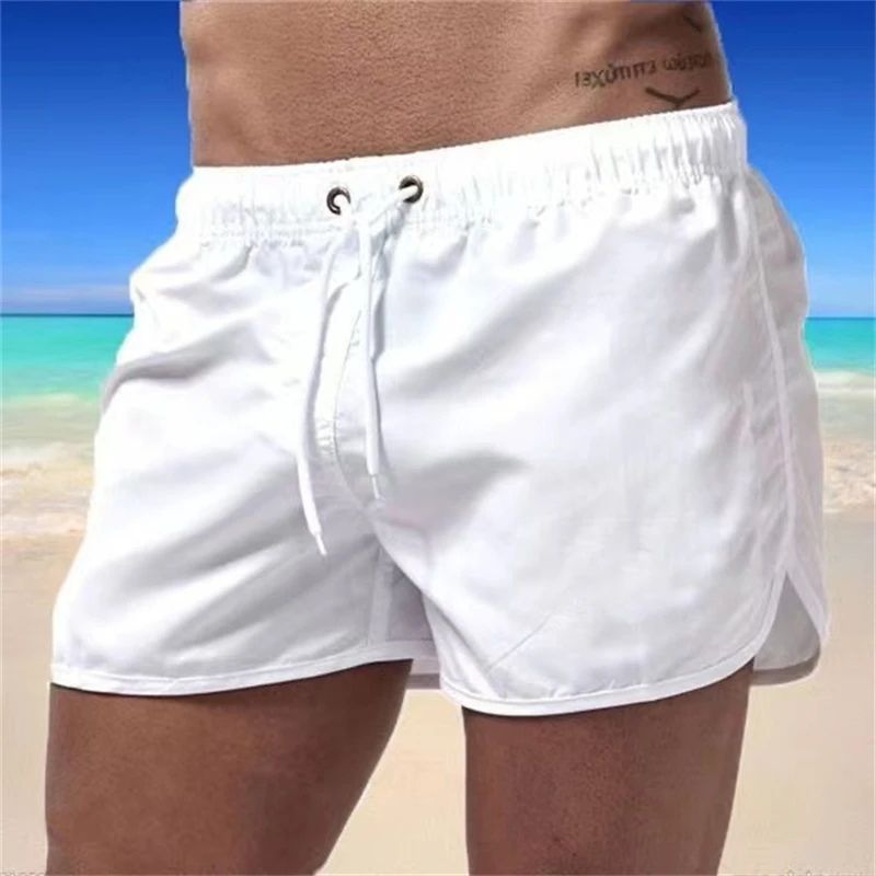 

Beach pants men quick dry can be launched loose new shorts sports men anti-embarrassment hot spring swimming trunks oversized