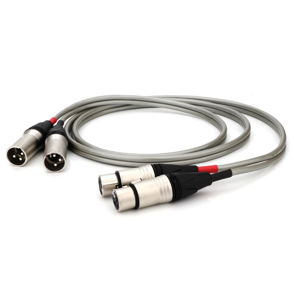 Alta Qualità Preffair Hifi Audio Note An-Vx Solid Core 99.99% Silver Xlr Audio Balance Cable Interconnect Audio Cable One Pair