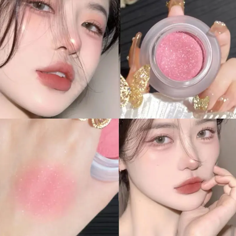 Monochrome Blush Peach Blush Paste Clay Nude Natural Matte Rouge