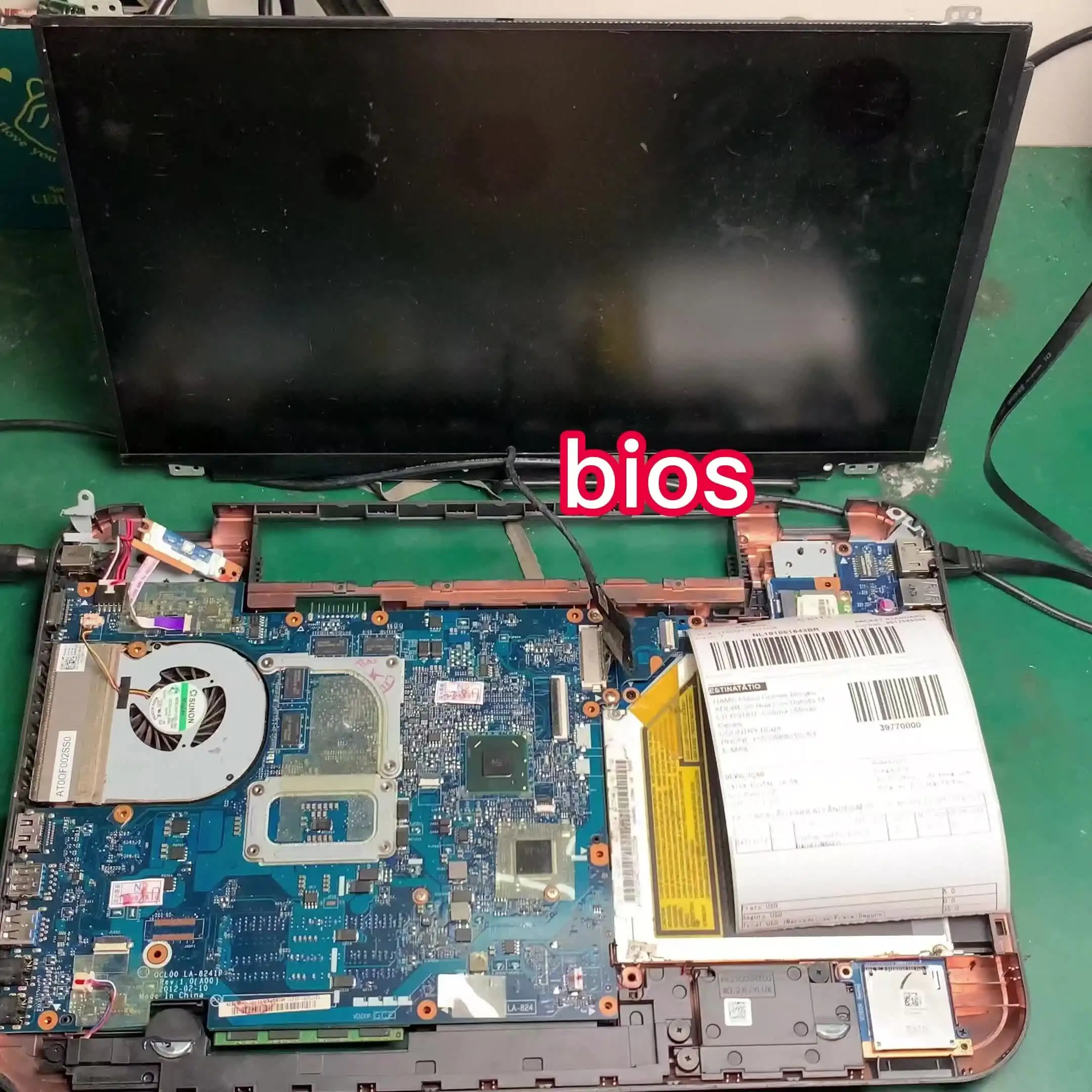 Carte Mère Toshiba L500D-16M - NSWAE L02 LA-5331P - Fonctionnelle