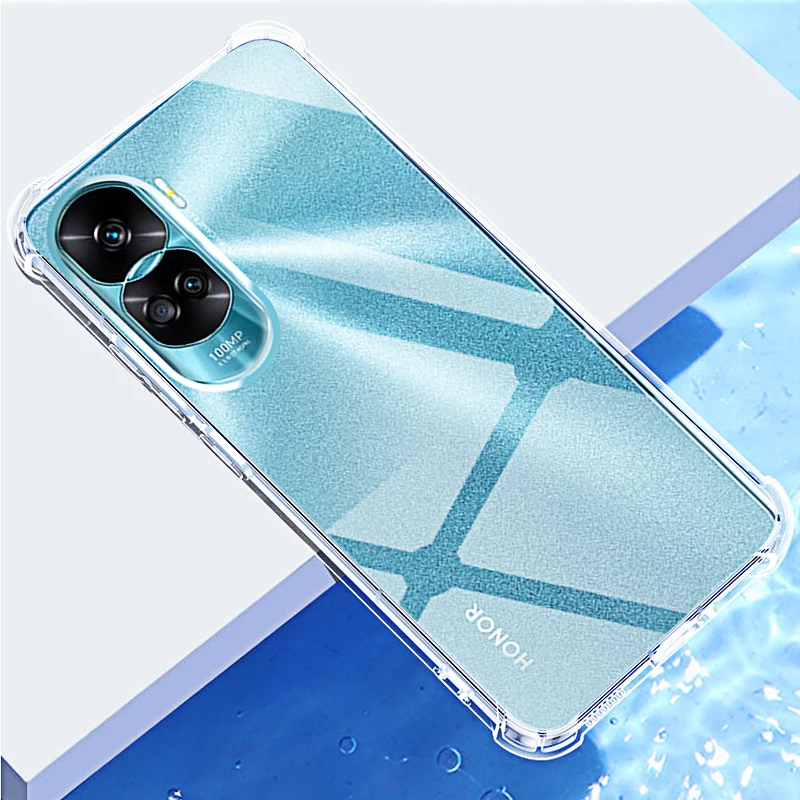Crystal Clear Shockproof Silicone Phone Case – Transparent Protective Back Cover