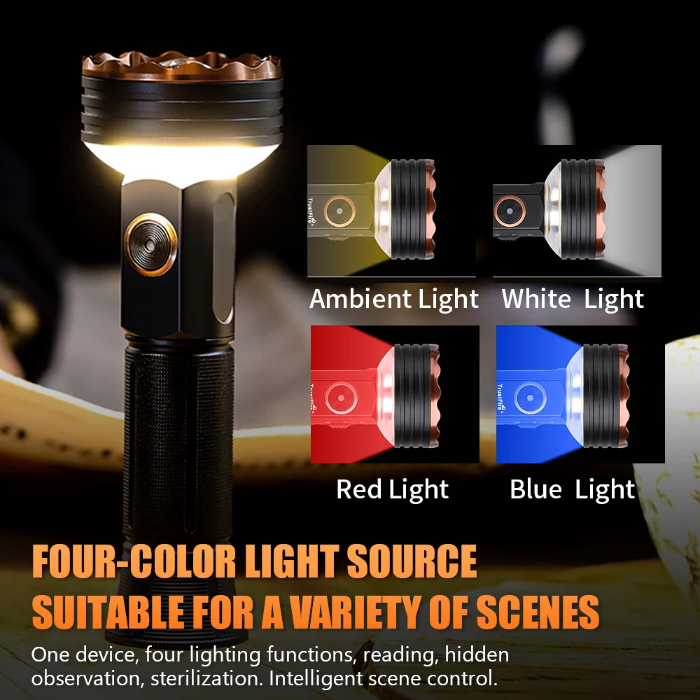 Trustfire TC50 5100LM Rechargeable Tactical Flashlight Torch