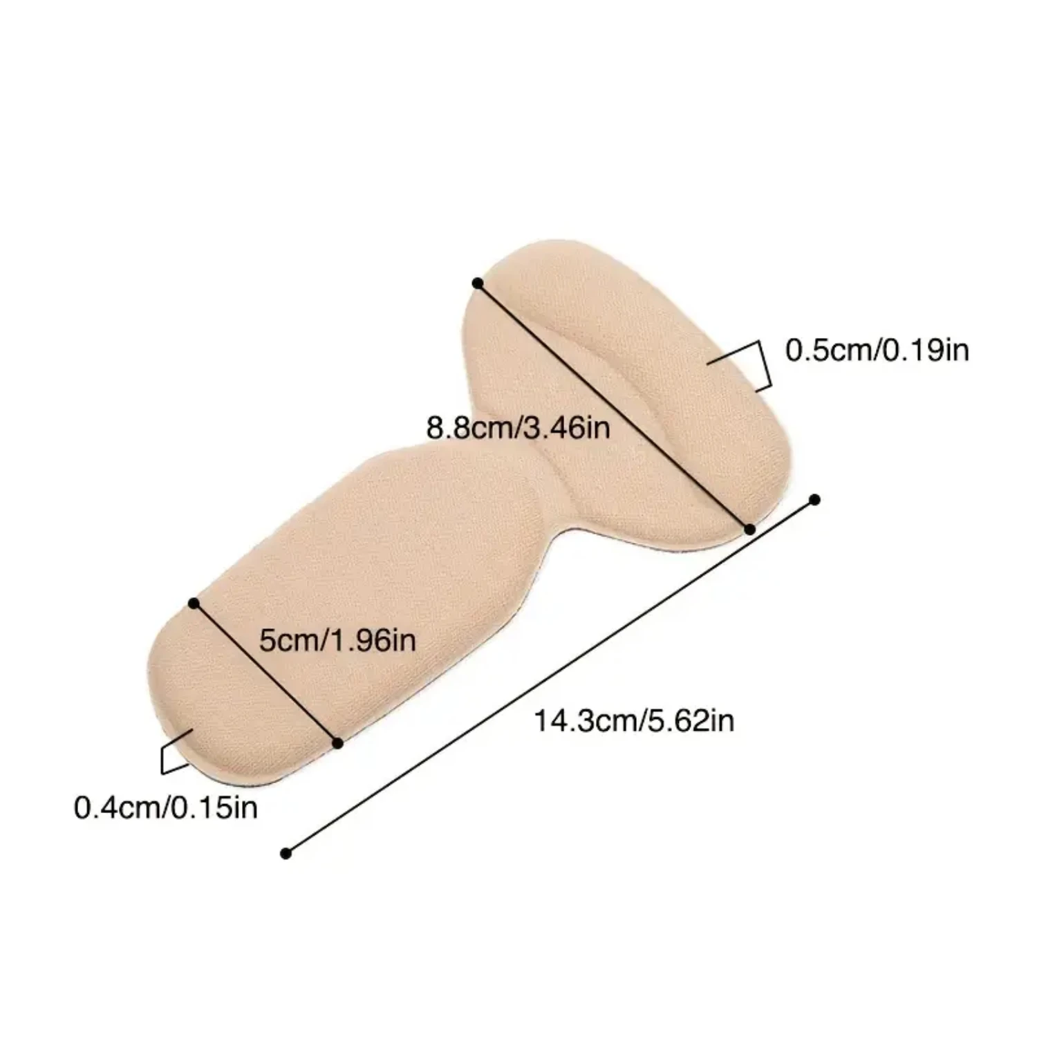 1 Pair of Comfortable High Heel Cushions Pads with Heel Grips and Metatarsal Pads for Pain Relief and Comfort
