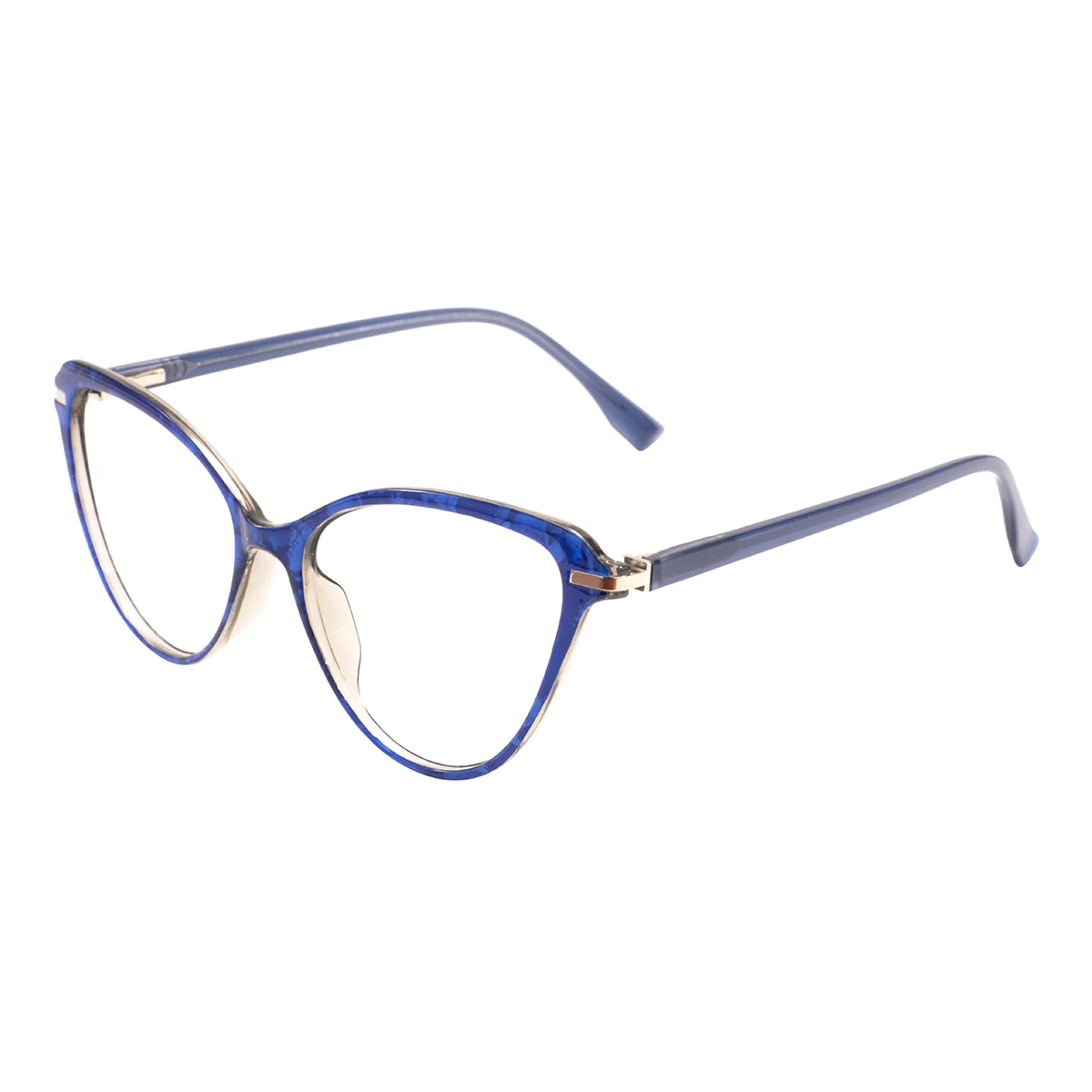 

Large Colorful Cat Eye Glasses Frames And Acetate Temple With Spring Hinge For Prescription Lenses