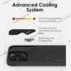 Aulumu A16 Aramid Fiber Case Ultra Slim Lightweight Real Cooling Aluminum Camera Frame Compatible with MagSafe for iPhone 16 Pro 4