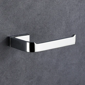 ทองเหลือง Chrome กระดาษชําระม้วนผู้ถือกระดาษทิชชูแขวนติดผนังหรูหราห้องน้ํา Hardwares 1
