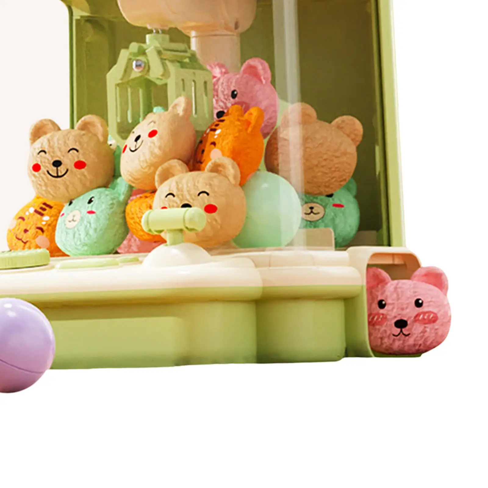 Claw Game Machine for Boy and Girls Exciting Indoor Party Favors with Music Kids Vending Toy Mini Candy Dispenser for 10 Dolls 5