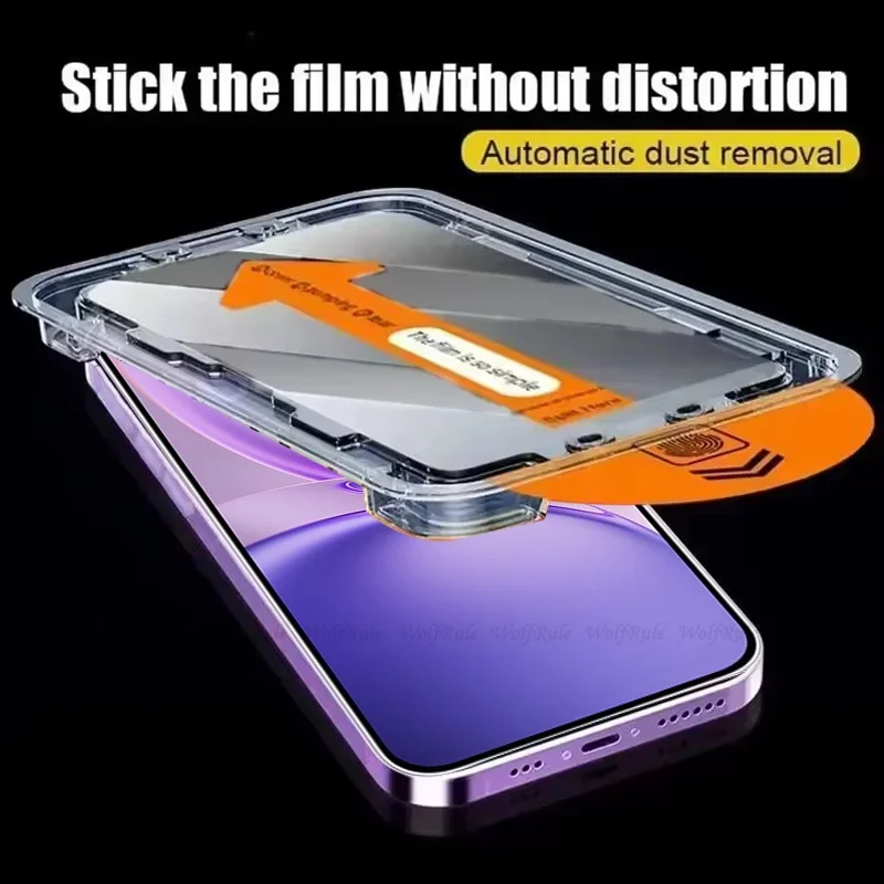 Premium Tempered Glass Screen Protector - Full Cover, 9H Hardness, Dust-Free