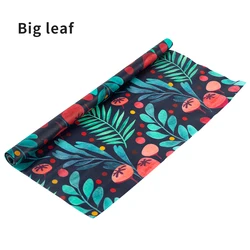 Eco - Friendly Reusable Beeswax Wrap Roll - Customizable and Versatile Food Wraps (Leaf)