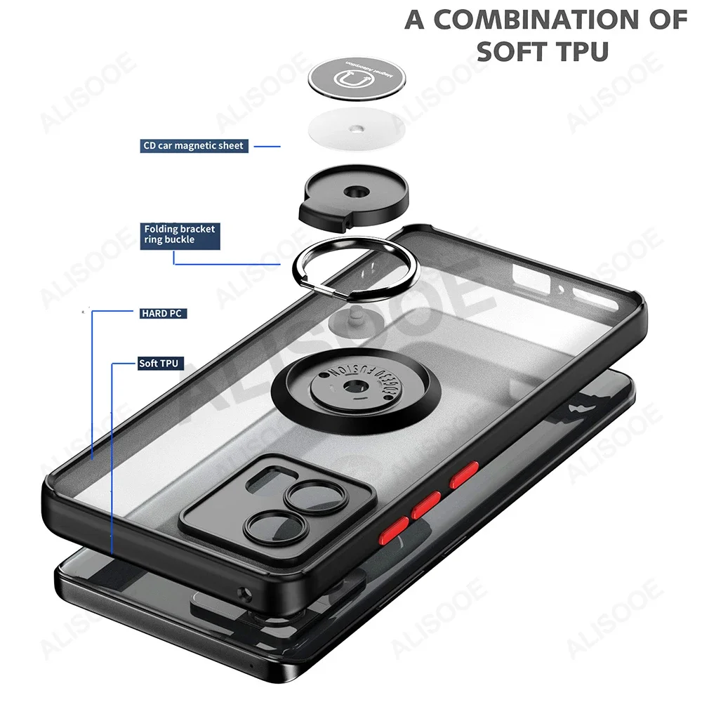 Versatile Smartphone Case with Ring Stand and Grip
