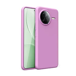 Custodia Shockproof in Silicone Liquido con Rivestimento in Microfibra - Copertura Liscia, Sottile e Colorata
