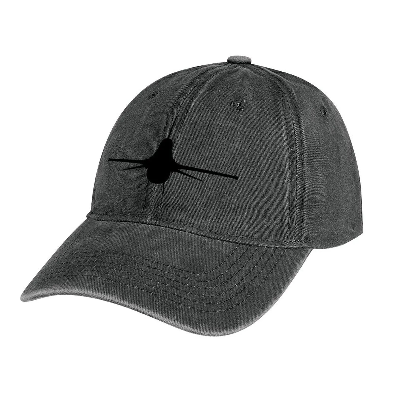 

F-16 in Black Cowboy Hat tea Hat Sunscreen Men's Women's